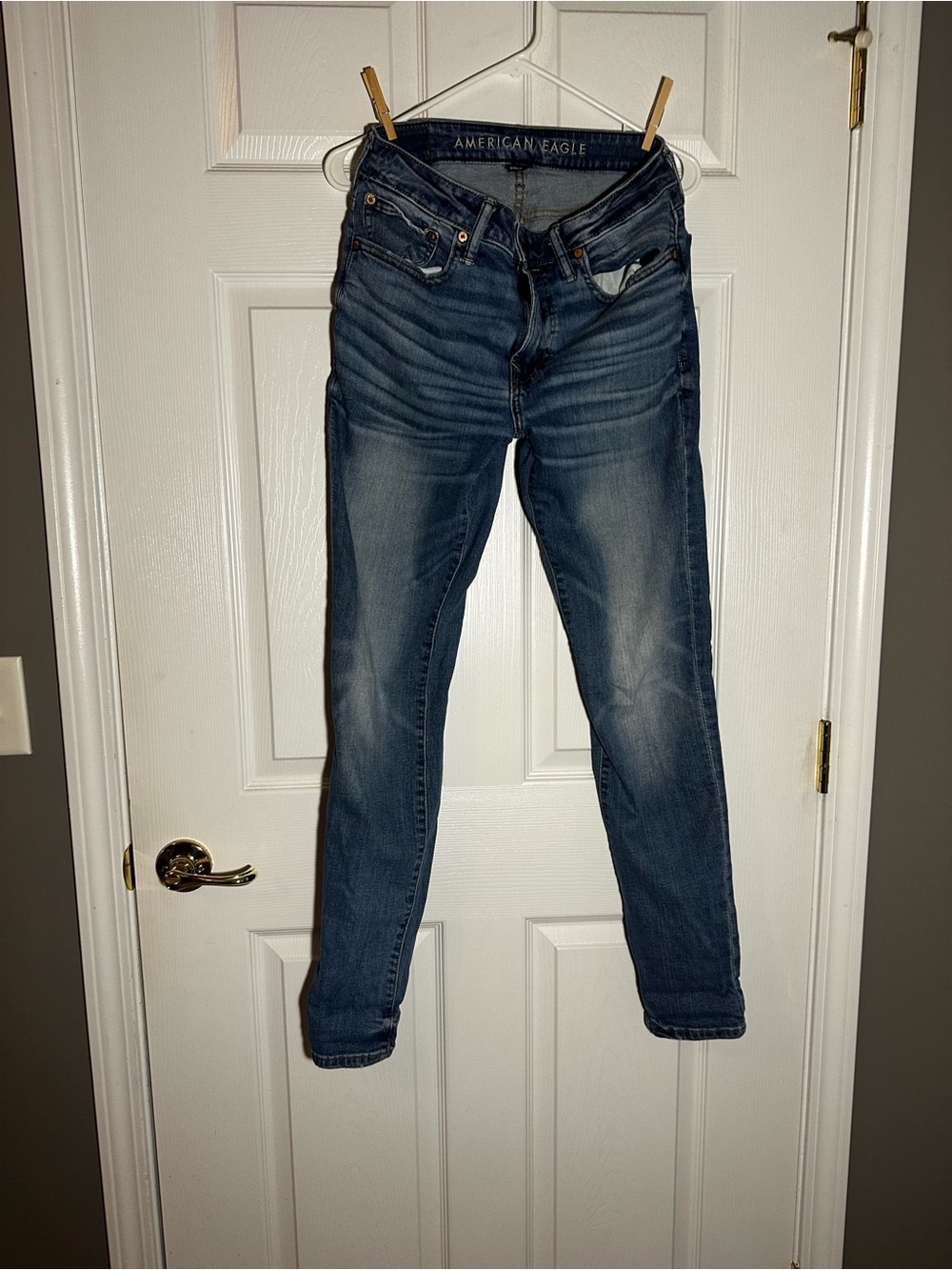 American Eagle Outfitters Men’s Blue Skinny Jeans